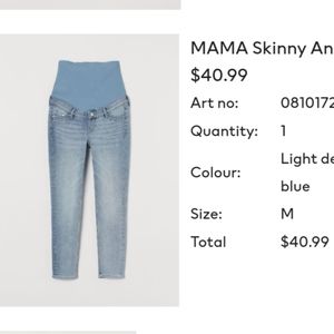 Maternity jeans